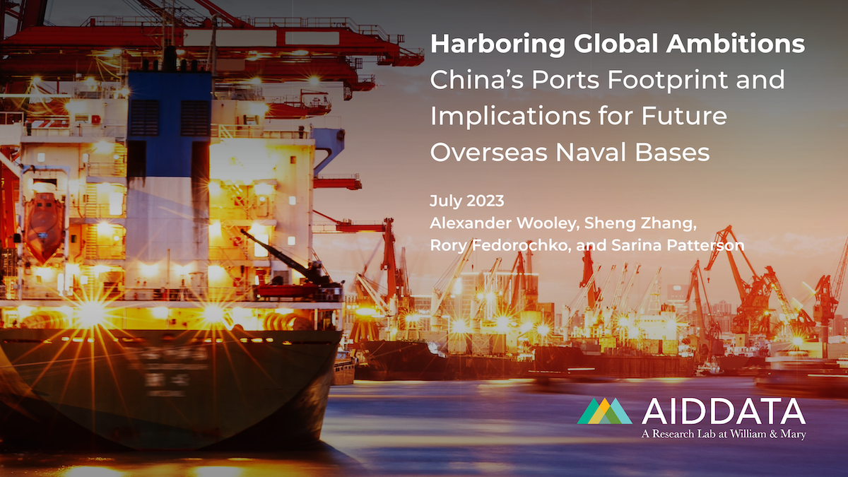 cover image of harbor with container ships and cranes